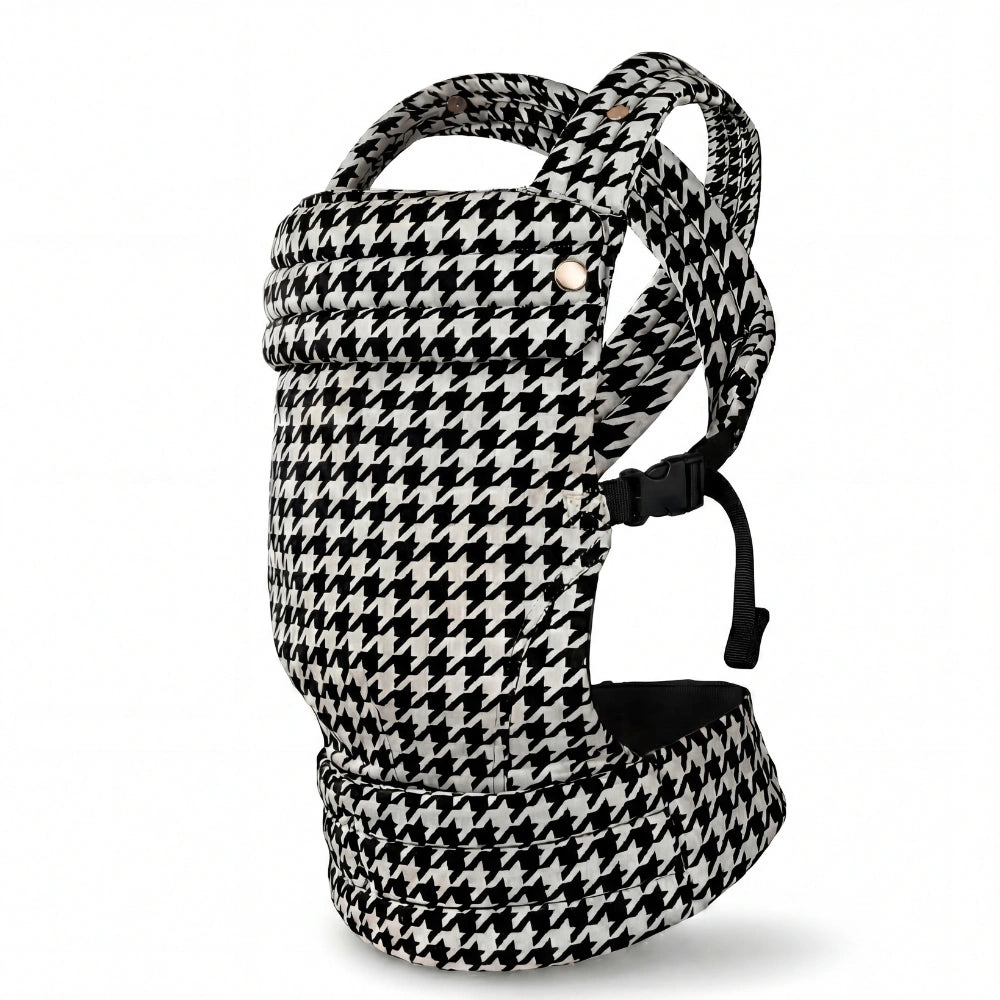 Amari - Ergonomische Baby Draagzak - Pied de Poule Patroon