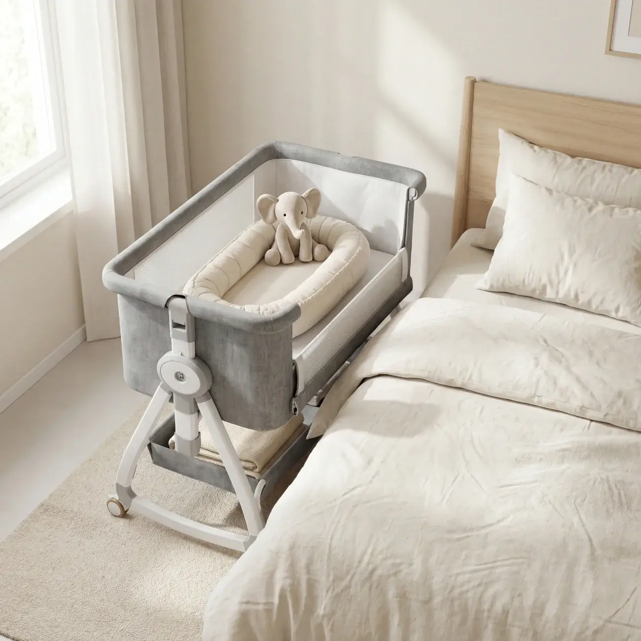 Amari Co-Sleeper in standalone cot configuration
