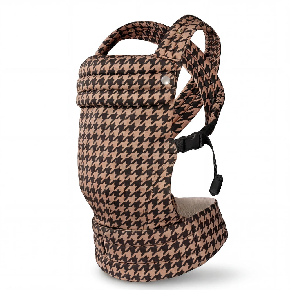 Amari - Ergonomische Baby Draagzak - Pied de Poule Patroon