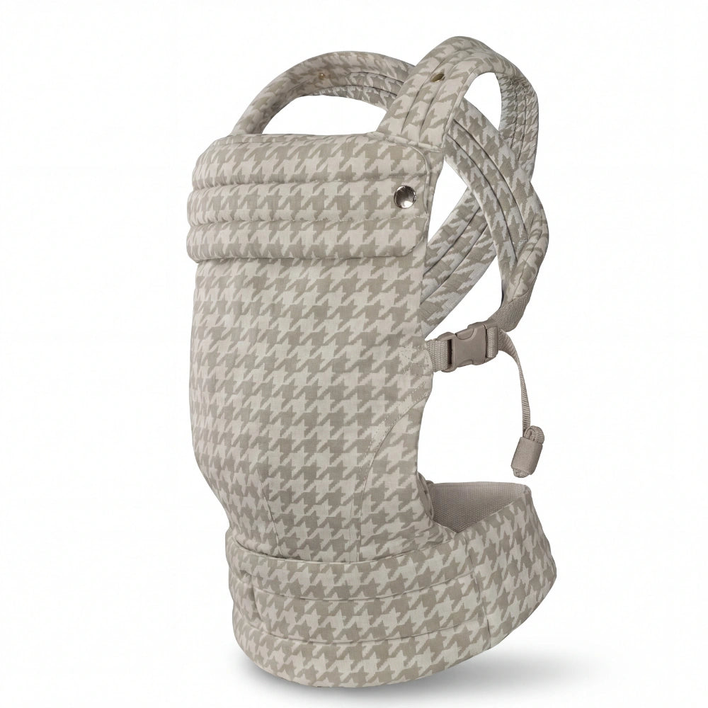 Amari - Ergonomische Baby Draagzak - Pied de Poule Patroon