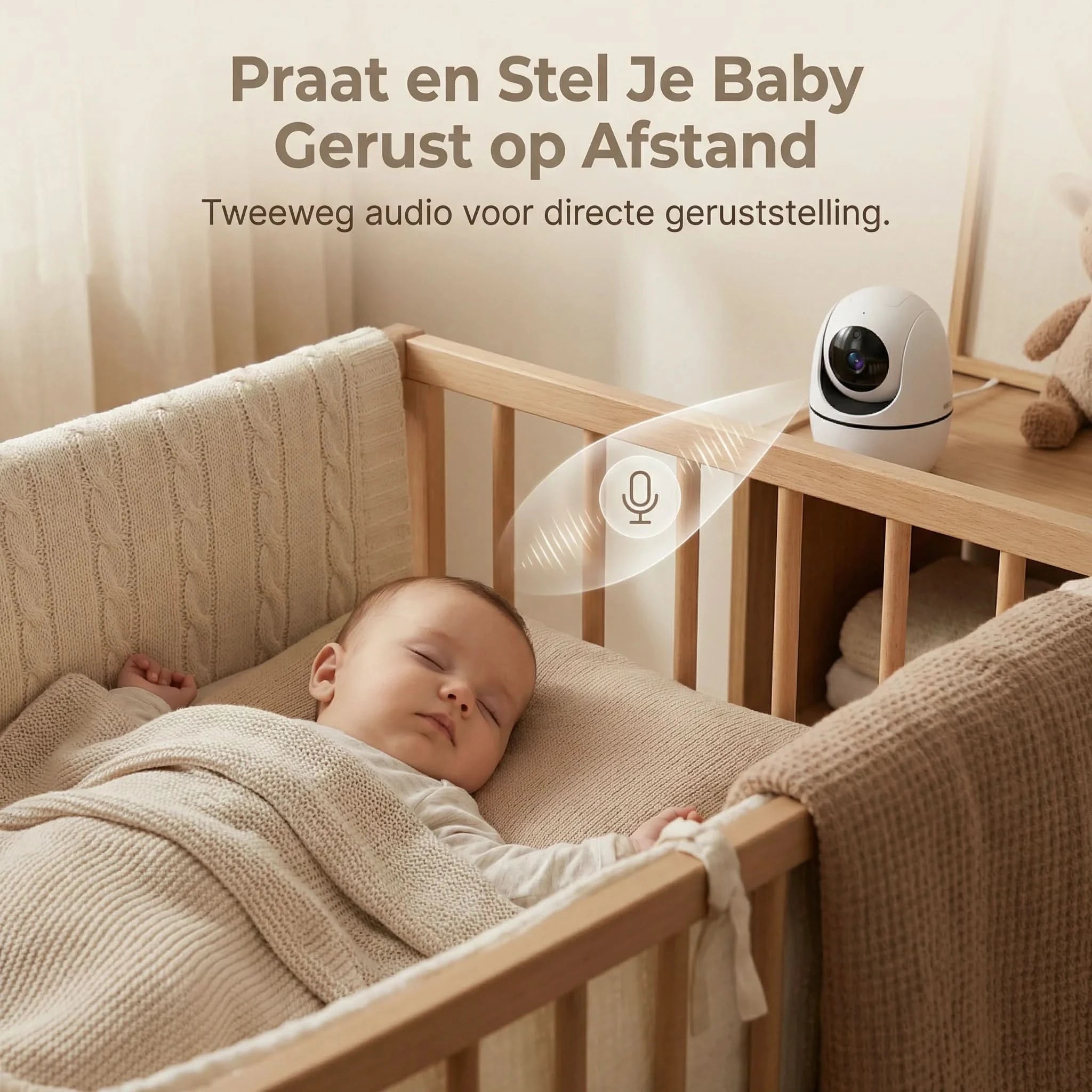 Amari - Premium Baby Monitor met HD Camera & 5" Scherm
