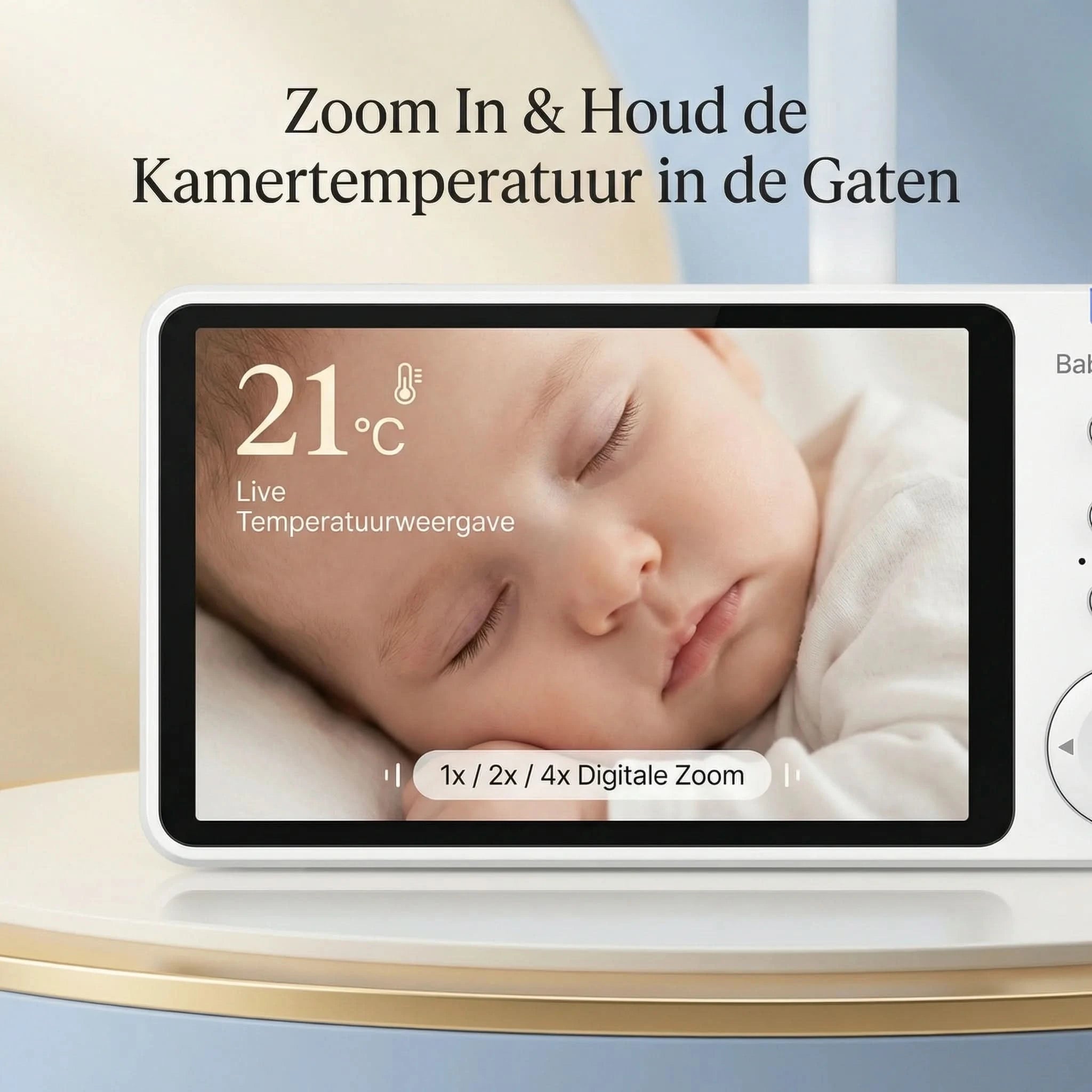 Amari - Premium Baby Monitor met HD Camera & 5" Scherm