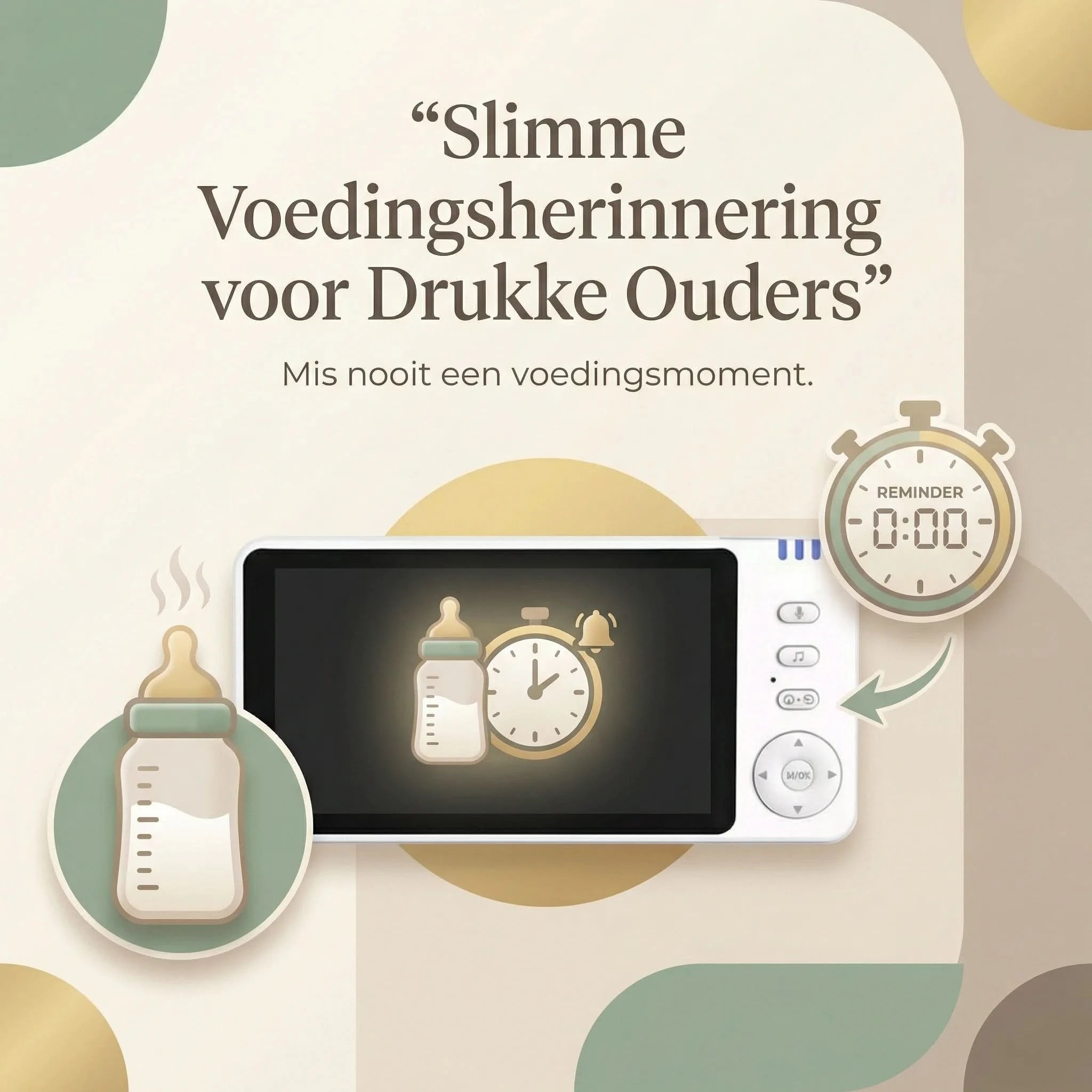 Amari - Premium Baby Monitor met HD Camera & 5" Scherm